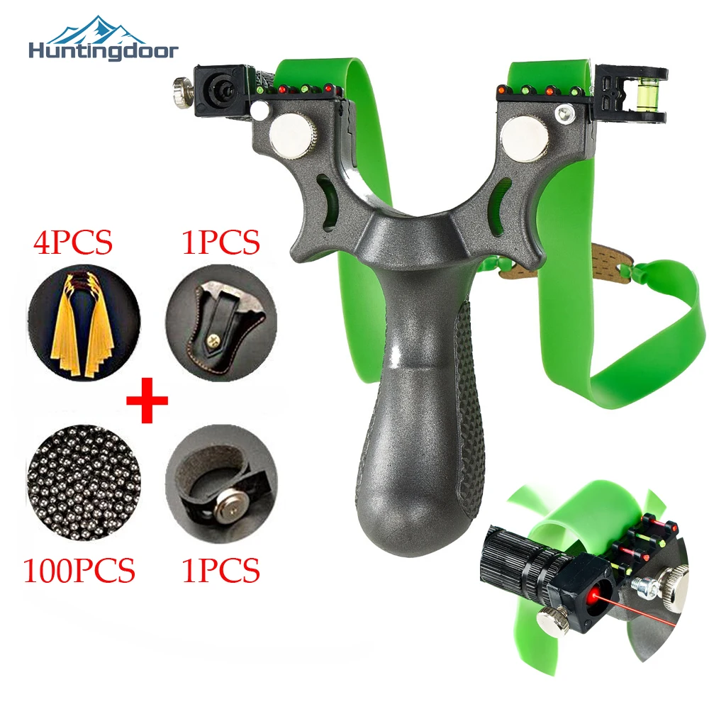 SlingshotHighPrecisionPowerfulHuntingSlingShotBallBlackABS
