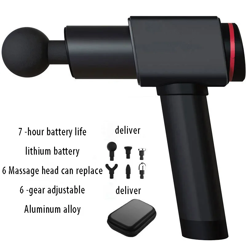 Professional Massage Gun 220W 30KG Strong Force Powerful Deep Muscle Massager Brushless Motor for Training Home Gym