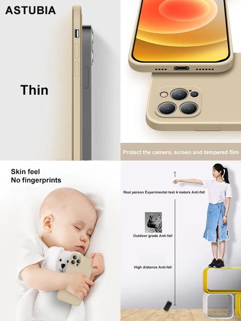 2021 Square Liquid Silicone Case For iPhone 11 12 13 Pro Max Mini X XR XS MAX 7 8 PLUS SE 2020 Cover Full Protector funda coque 4