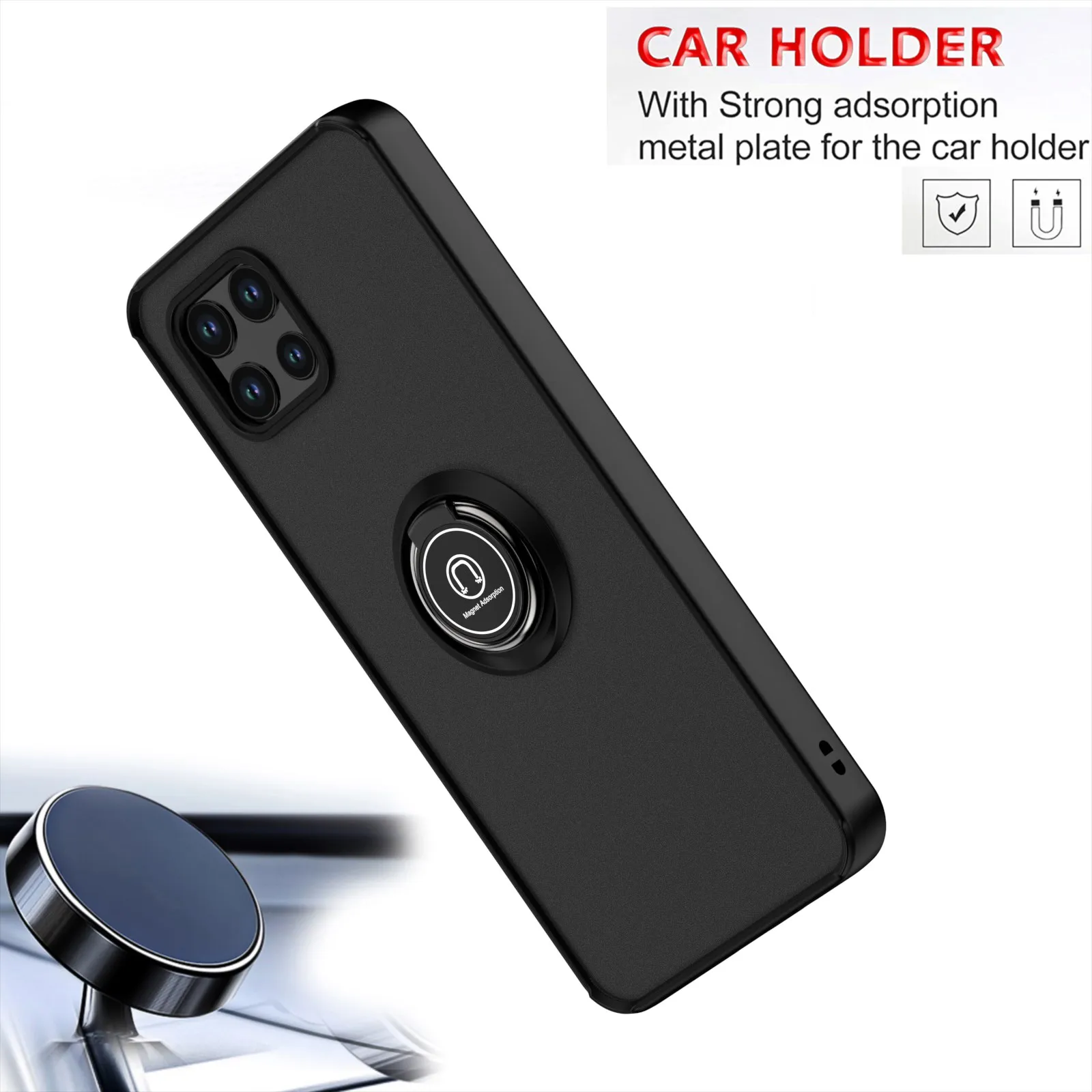 360 Rotation Magnetic Bracket Case Cover