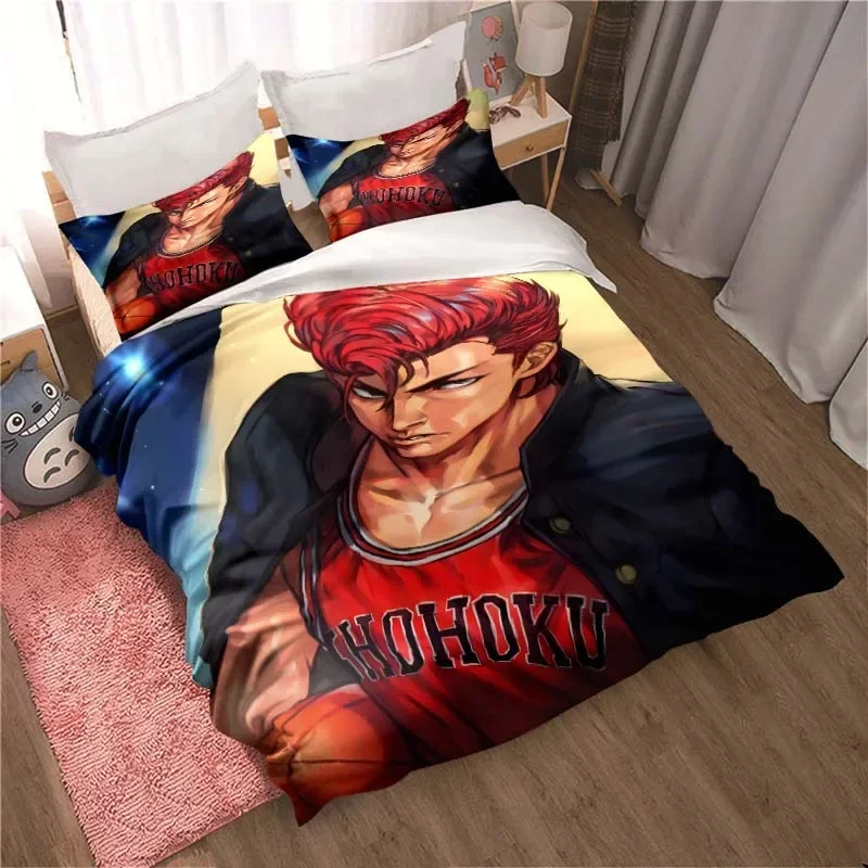 Slam Dunk Cartoon printed Bedding Sets exquisite bed supplies set duvet cover bed comforter set bedding set luxury birthday gift