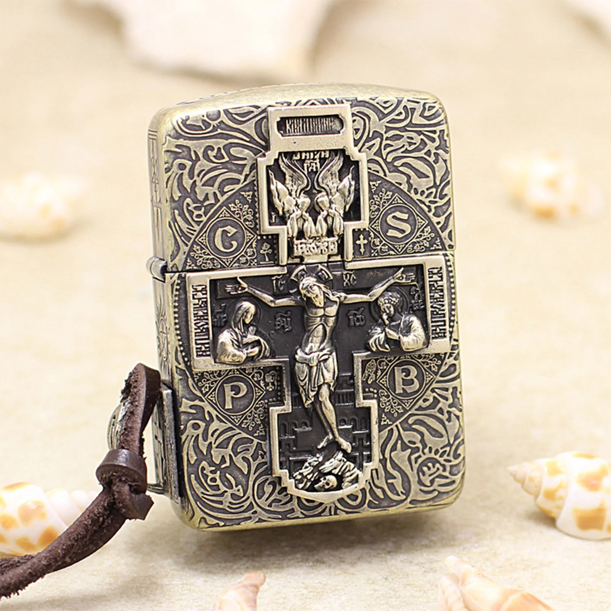

Genuine heavy armor 3D constantine oil lighter cigarette kerosene lighters copper windproof