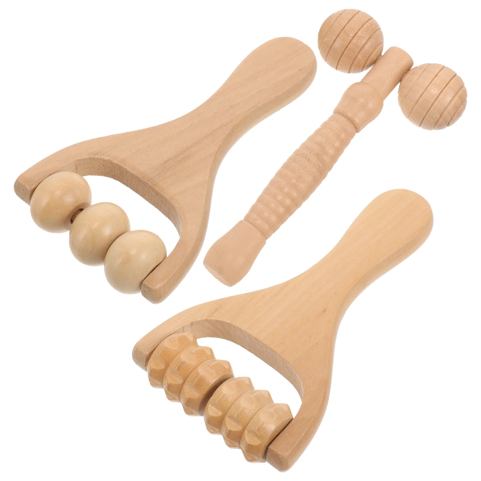 

3 шт., деревянные роликовые массажные инструменты для ног