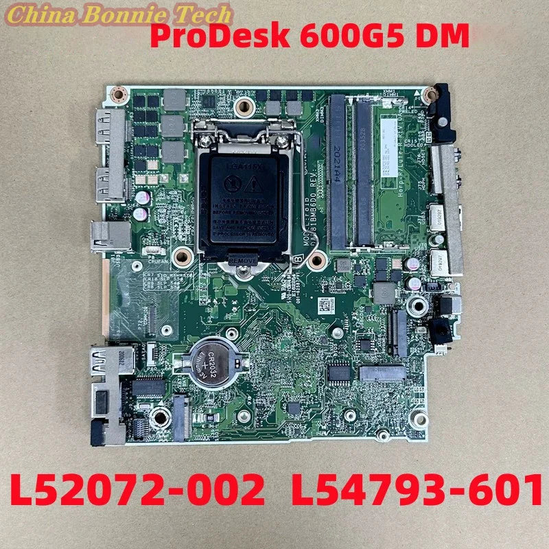 Muslimate L52072-002 L54793-001 Per Scheda Madre Hp Prodesk 600 G5 Dm