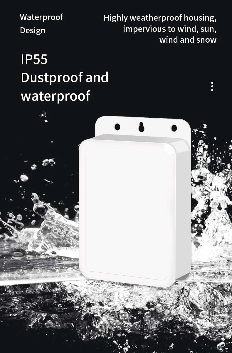 Hisource 4 포트 IP55 방수 POE 리피터 100/1000Mbps 1 3 IP 카메라용 네트워크 스위치 PoE 익스텐더