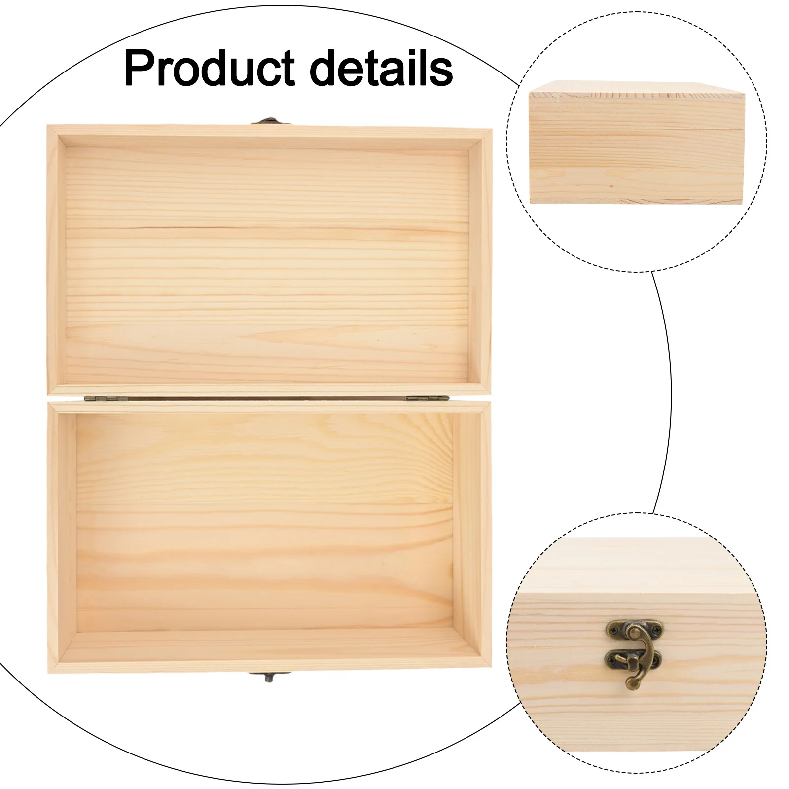 Pine Wood Storage HMade Of Pine Woodme Decor JewelryMade Of Pine Ze Desktop Wooden Made Of Pine Wood Material, Light Natural Col 4