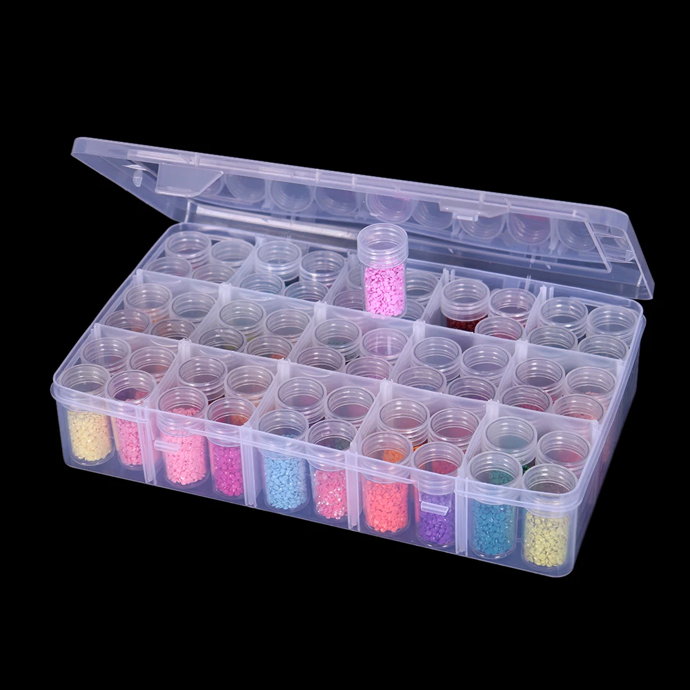 Diamond Painting Accessory Box 60 Bottles Storage