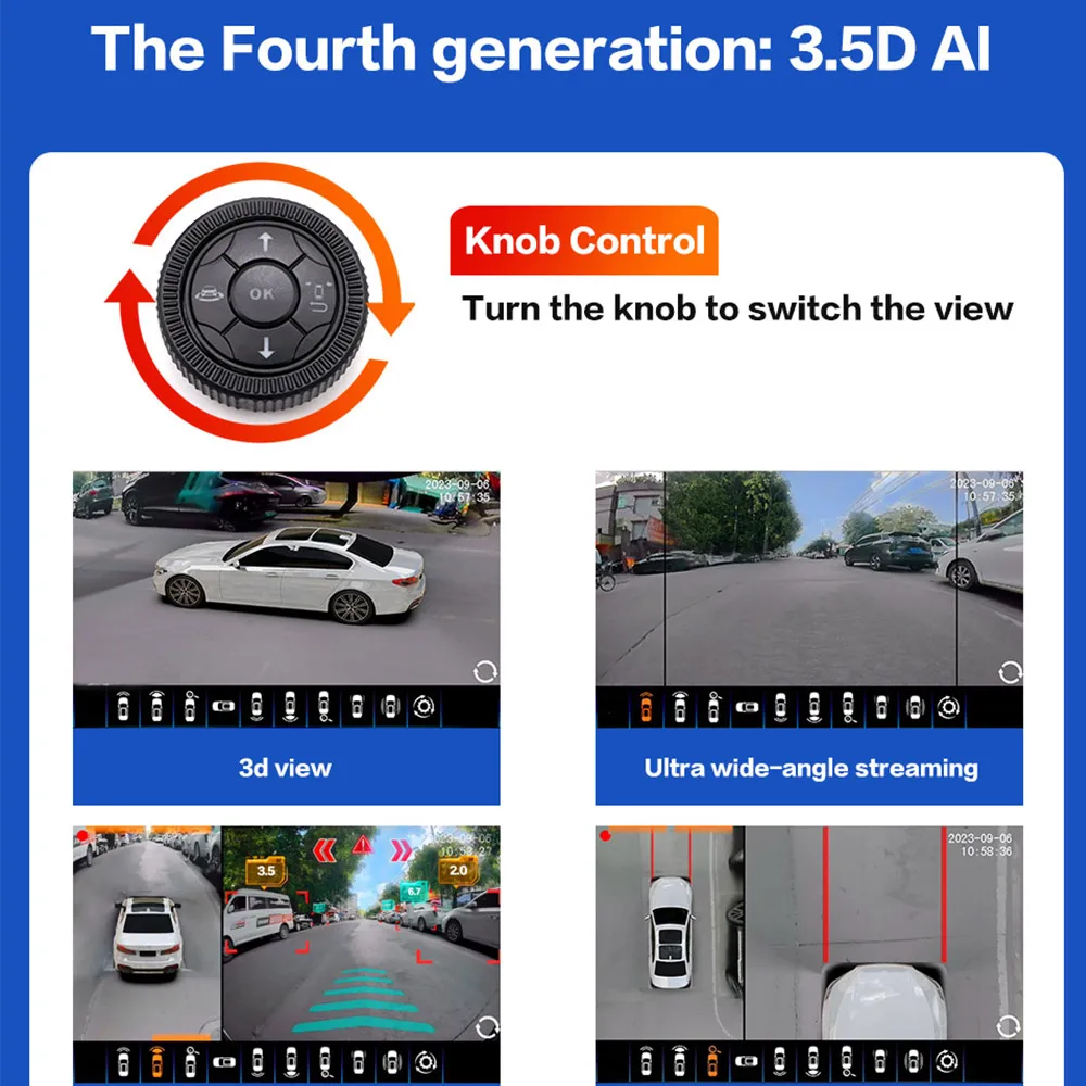 SMARTOUR SVM   ī޶ ý,  ĳ, 4  ͸, SVM DVR, 12V, 4K AI, 1080P, AHD, 3.5D, 360 