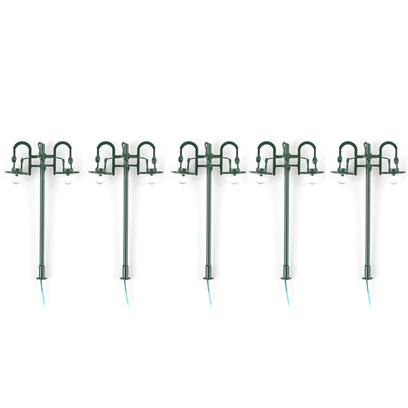 

5 Pcs 1: 150 Lamps Model Garden Lights Garden Layout Model Building Decoration Landscape Accessory