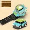 Kids Watch Remote Control Car USB Rechargeable 2.4GHz RC Mini Racing Vehicle Adjustable Wrist Toy with LED Light Toddlers Gift 2