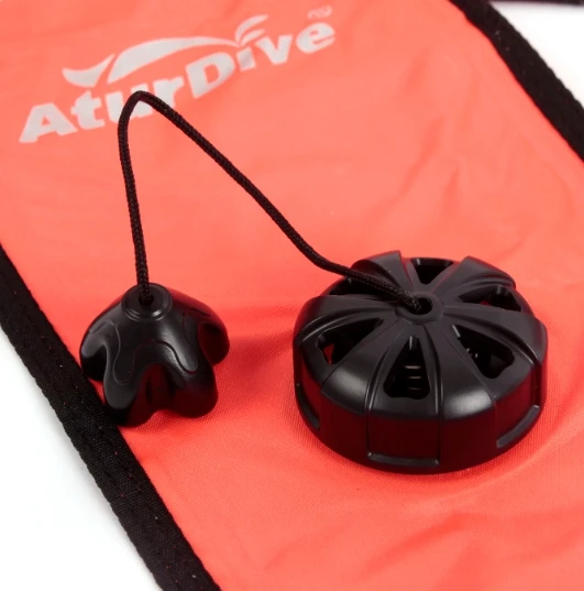 스쿠바 다이빙 표면 마커 부표, SMB 수중 안전 신호 부표, 플로트 팽창식 튜브 소시지, 110cm, 150cm, 180cm