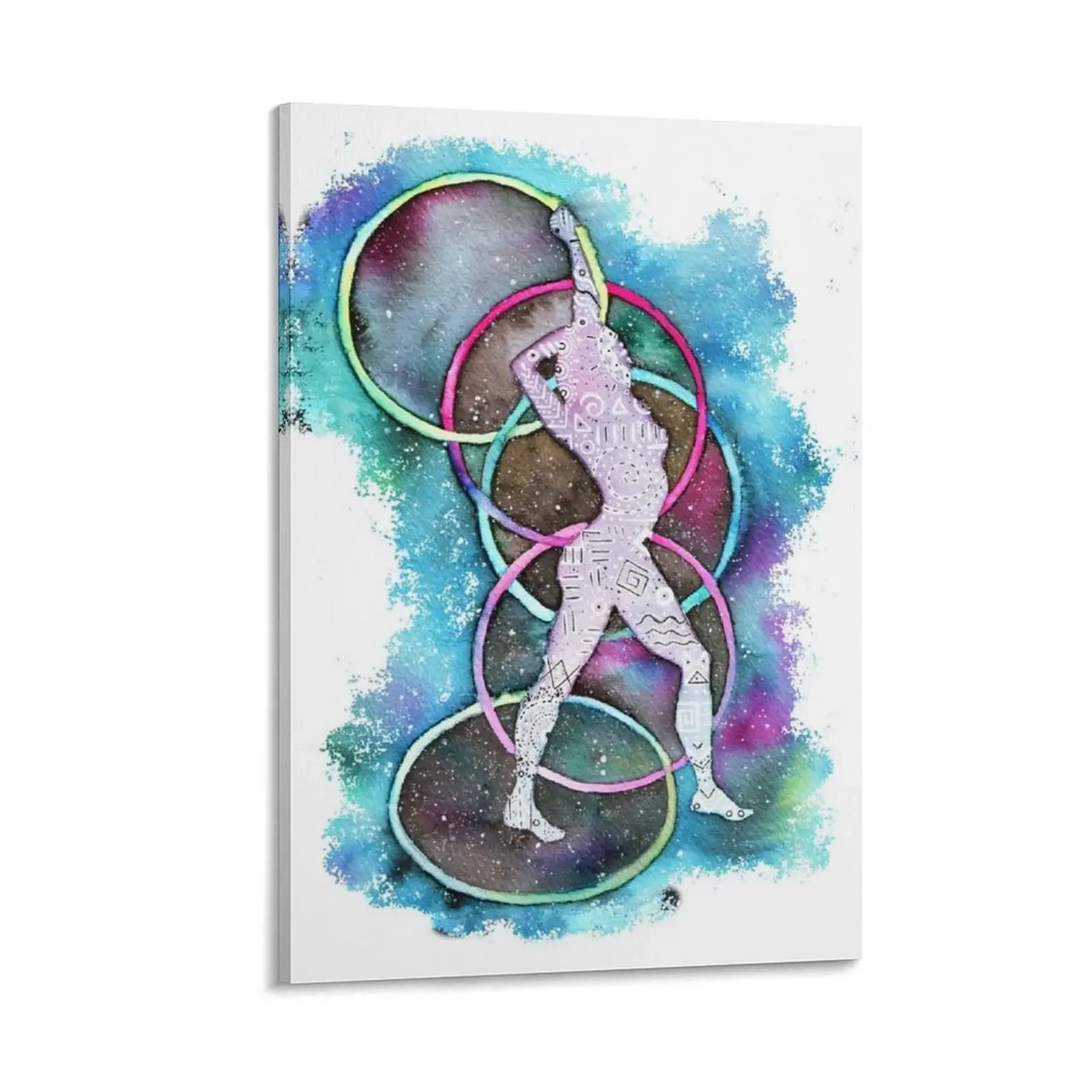 

Hoop dancer Canvas Painting posters for wall wall decoration