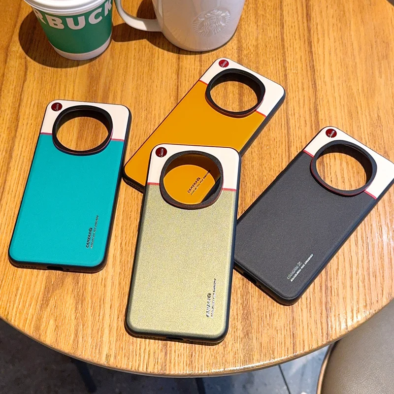 Color-Block Textured Anti-Oxidation Drop-Resistant Phone Case