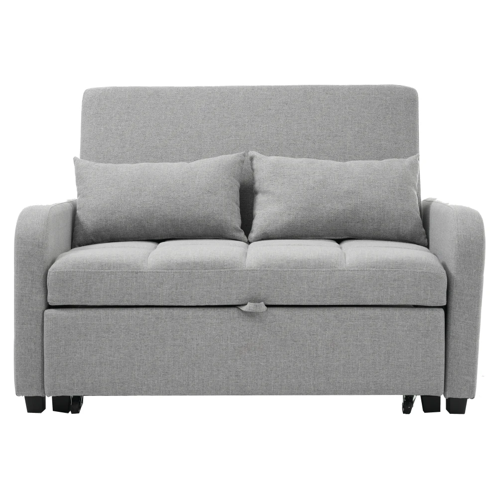 Multifunktionales Klappschlafsofa, Sofa mit verstellbarer Rückenlehne, ideal für kleine Wohnungen und Studentenwohnheime, 180 x 127 cm großes Komfort-Schlafsofa – Detail 24