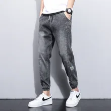 

New Loose Men Jeans Male Trousers Simple Trend High Quality Fashion Cargo Pants Casual Straight Denim Sweatpants Harlan Trousers