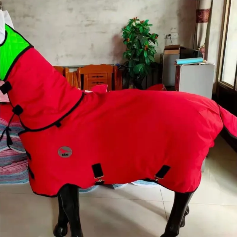 مستلزمات الفروسية Colt Coat Winter Thickened Warm Waterproof And Wear-resistant Equestrian Equipment Horserugs Для Лошади