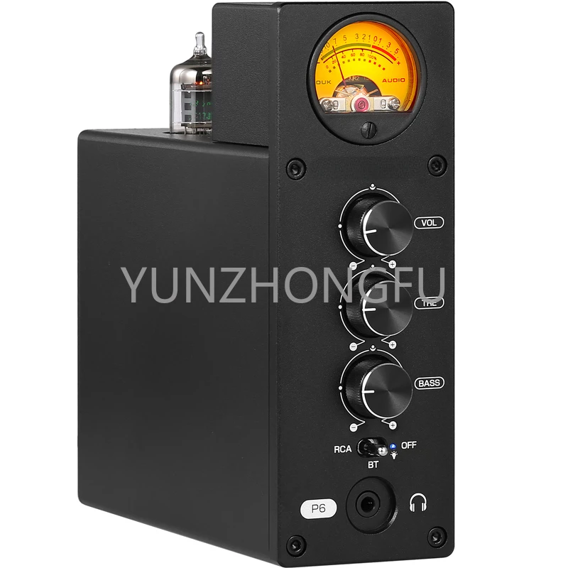 Amplificatore Per Cuffie Hifi Bluetooth 5.1 Tube Preamp Gall Con Vu Meter Amplificatore Audio Audiofilo Desktop Aptx-Hd