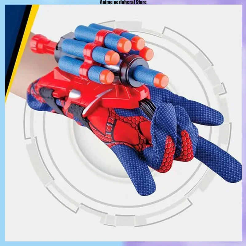 Con Proiettili Anime Figure Water Spray Lanciatore Da Polso Legends Shooters Toys Spider Glove Accessori Cosplay Puntelli Regalo Per Bambini