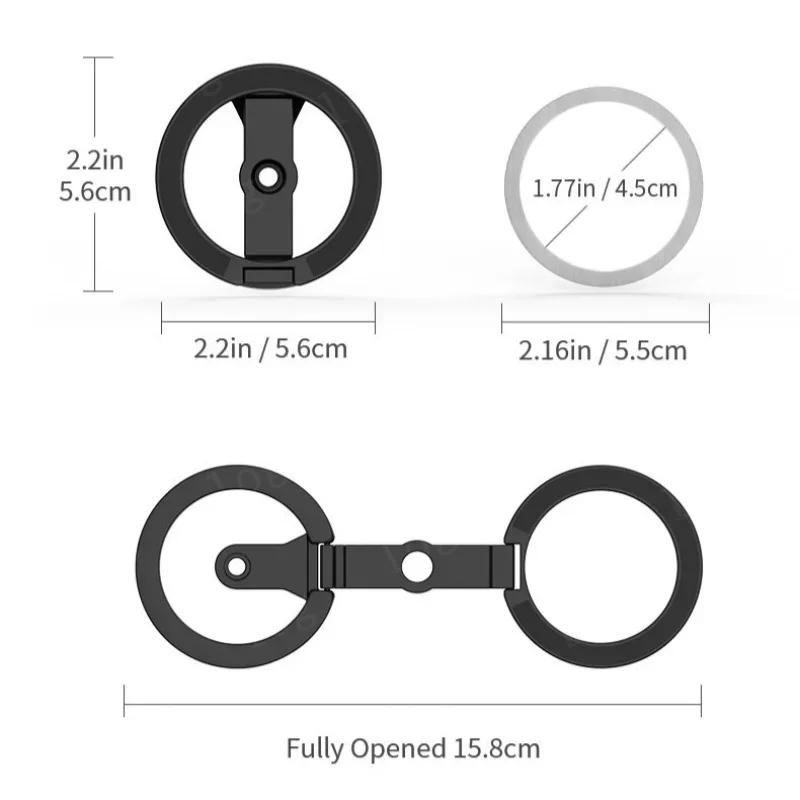 MagSafe Double-Sided Magnetic Holder for Photography and Mobile Accessories