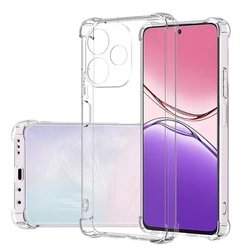 Gradient Airbag TPU Shockproof Protective Case Cover for OPPO A5 Pro 5G (Transparent)