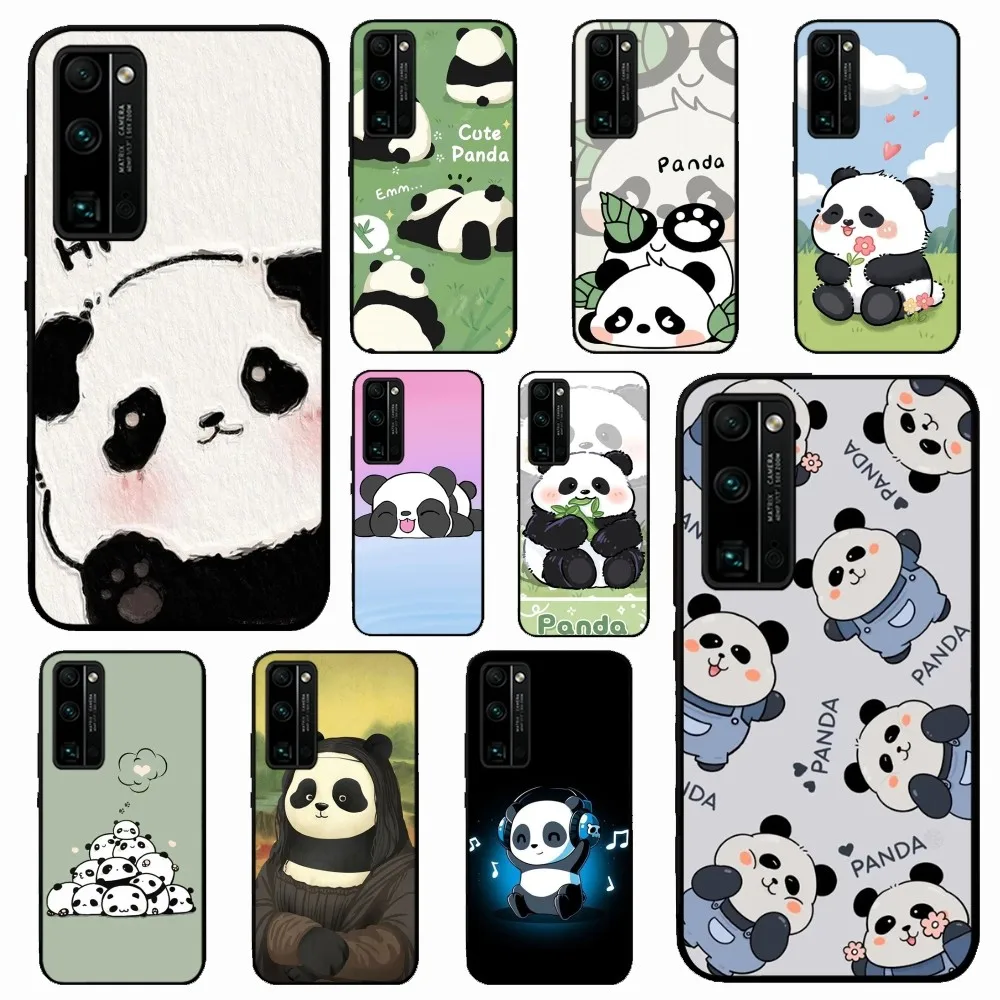 

Funny Panda cute Phone Case For Huawei Honor 10 lite 9 20 7A pro 9X pro 30 pro 50 pro 60 pro 70 pro plus