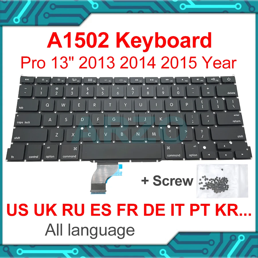 A1502キーボード交換macbook proの網膜13 