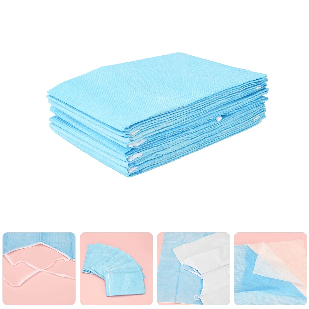 

10 Pcs Scarves Eating Bibs Clothing Adult Women Disposable Household Protector Paper Adults Elder Dinner