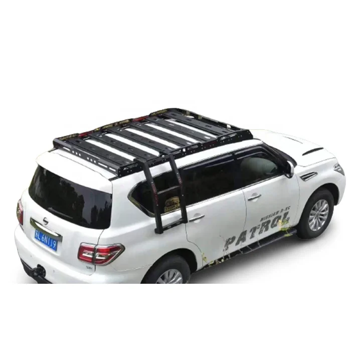 

Car Removable Roof Rack Y62 Roof Rack Cargo Box For Nissan Patrol