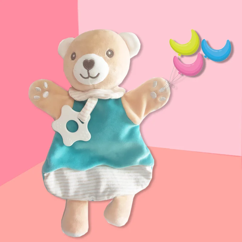 Plush Toy Hand Puppet Teether Toys Baby Soothing Chewing Sleep Doll Animal Puppet Rabbit Pig Lion Soft PP Cotton Stuffed Toys 4 Plush Toy Hand Puppet Teether Toys Baby Soothing Chewing Sleep Doll Animal Puppet Rabbit Pig Lion Soft PP Cotton Stuffed Toys 4