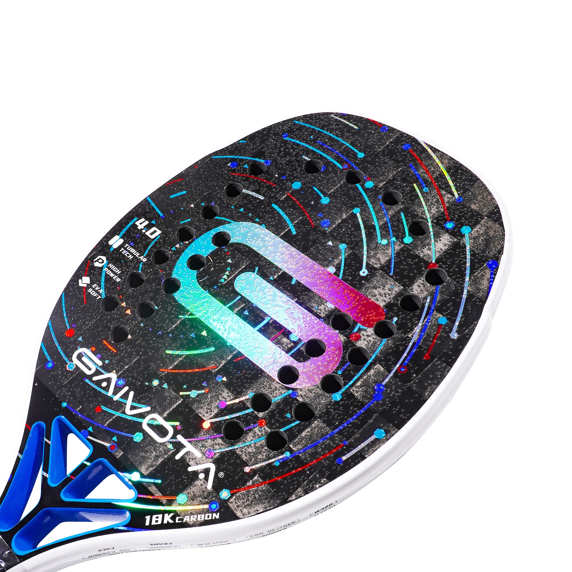 Carbon Fiber Beach Tennis Racket 18K Outdoor Sports GAIVOTA4.0 + Bag