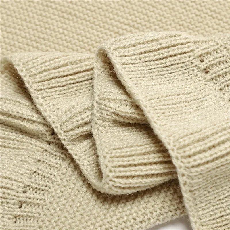 Newborn Knit Blanket Organic Milk Frill Blankets Crochet Wool Blanket Baby Bath Towel Cobertor Bebe Muslin Swaddle 6