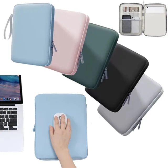 Tablet Bag Sleeve 10.9/12.9 Inch Handbag for IPad Pro Samsung Xiaomi Cover Shockproof Portable Pouch Multi Pockets Tablet Cases