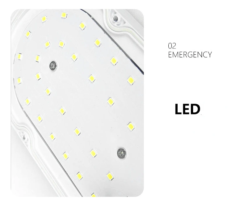 8W 12W Recessed Path Road Explosion Proof Stair Rechargeable White Voice Human Motion Sensor Photocell Emergency Wall Light