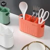1PCS Simple Fashion Kitchen Storage Rack Fork Chopsticks Spoon Organizer Bracket Multifunction Kitchen Cutlery Drainer Holder 5