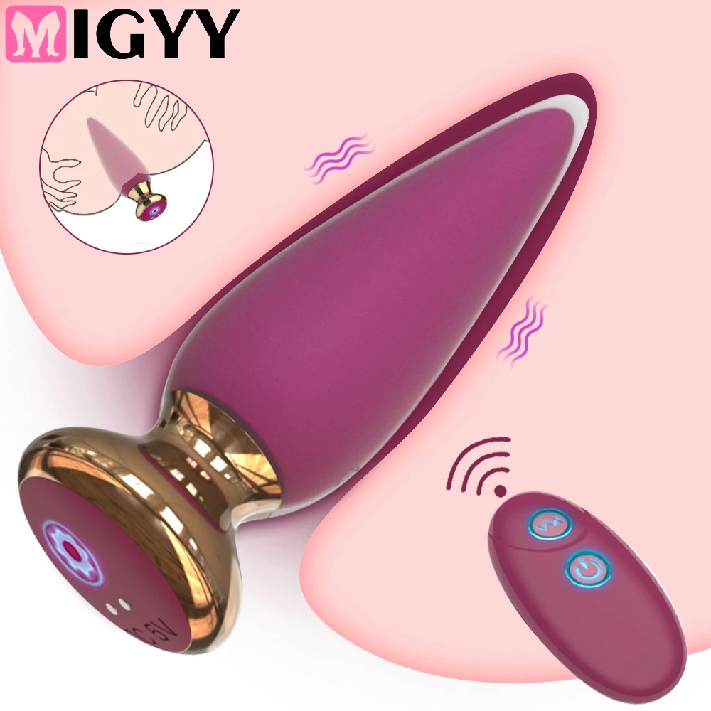 Fernbedienung Anal Vibratoren Für Frauen Vibrierender Butt Plug Vibrator Prostata-massagegerät Dildo G-punkt Stimulieren Sex Spielzeug Für frauen 1