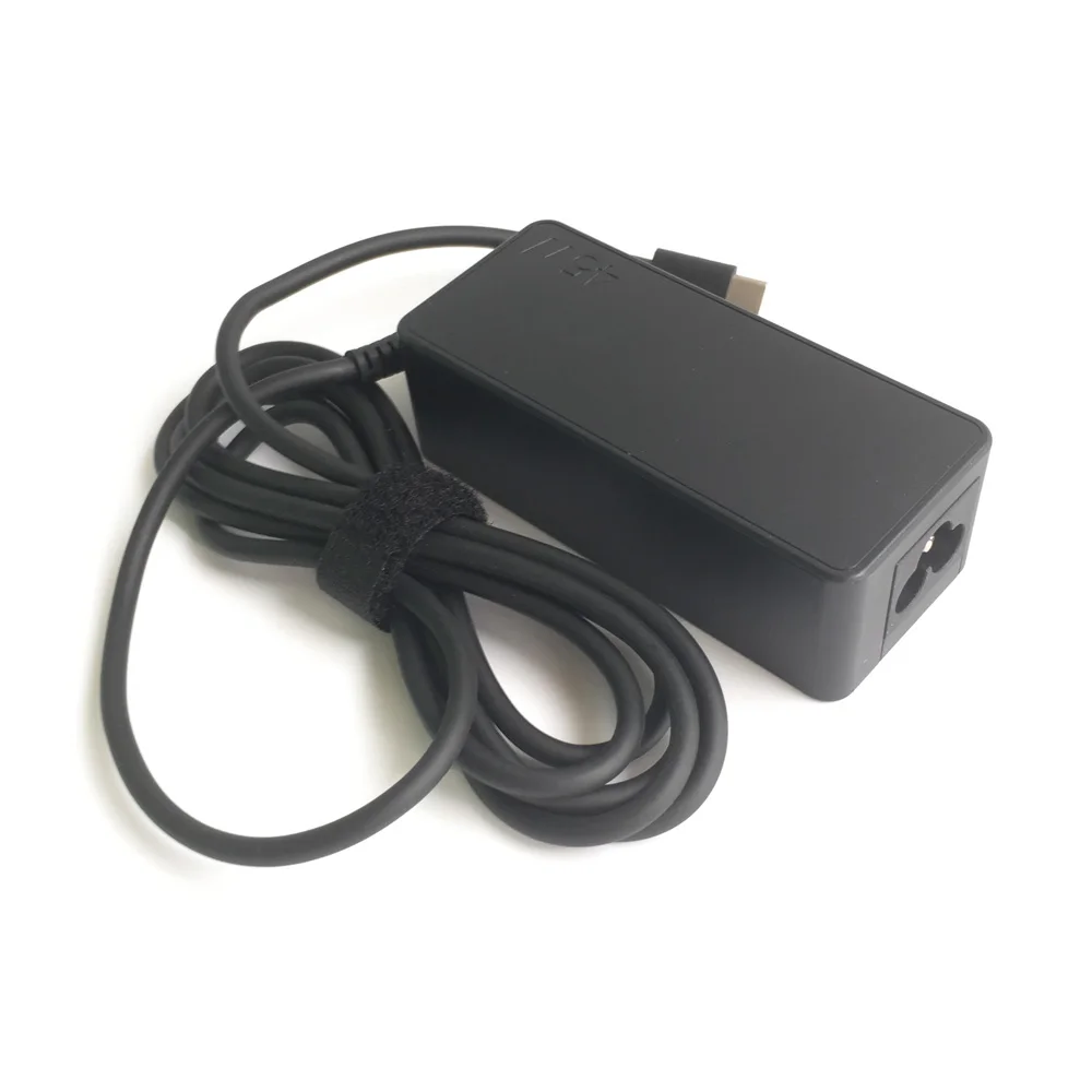 Lenovo X1 Carbon Yoga Thinkpad 13 크롬 충전기 노트북 전원 공급 장치 케이블 20V 2.25A 용 기존 45W USB 유형 C AC 어댑터