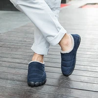 Winter Home Men Slippers With Thick Plush Indoor Mens Fur Slides Plus Size 47 Warm Bedroom Men's Shoes House Slipper Shoes Male - Image 6