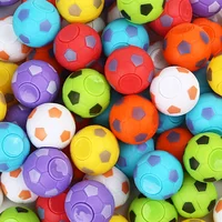 10Pcs Mini Fidget Spinner Soccer Balls Toys for Classroom Return Gifts for Kids Birthday Valentines Halloween