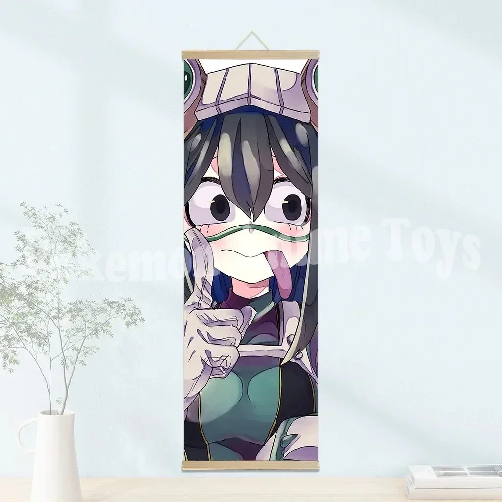 My Hero Academia Retro-Style HD Wall Art Hanging Scroll