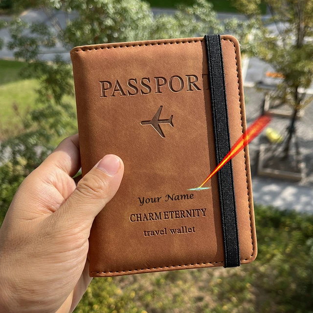 Personalized Passport Holder Name