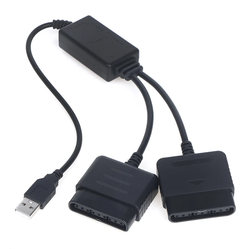 PS1 PS2 플레이스테이션 듀얼쇼크 2 조이패드 게임 패드, PC USB 게임 컨트롤러 어댑터 컨버터 케이블, 드라이버 없음