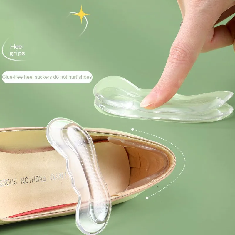 Shoe Insoles Silicone Gel Insoles for Shoes Women High Heel Liner Grips Protector Sticker Anti-Wear Heel Pad Foot Pain Relief