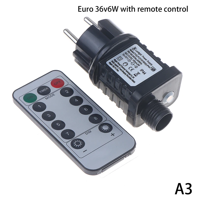 Universal Plug AC to DC Transformer - 31V LED Power Supply with 8-Mode Adapter