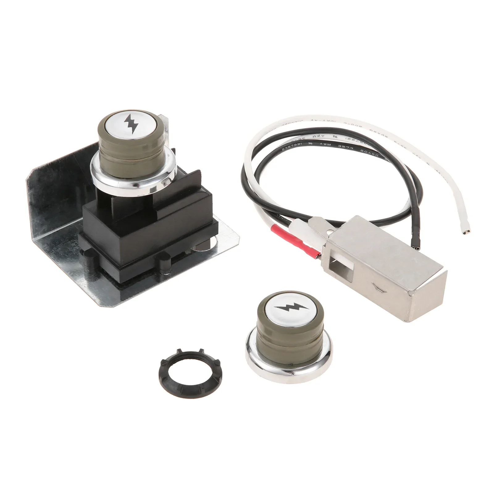 Electric Grill Igniter Kit Lighter Replacement 91360 for Weber Spirit E-310/320/200/210 Spirit 300 Piezo Gas Grills (2009-2012),barbecue grill