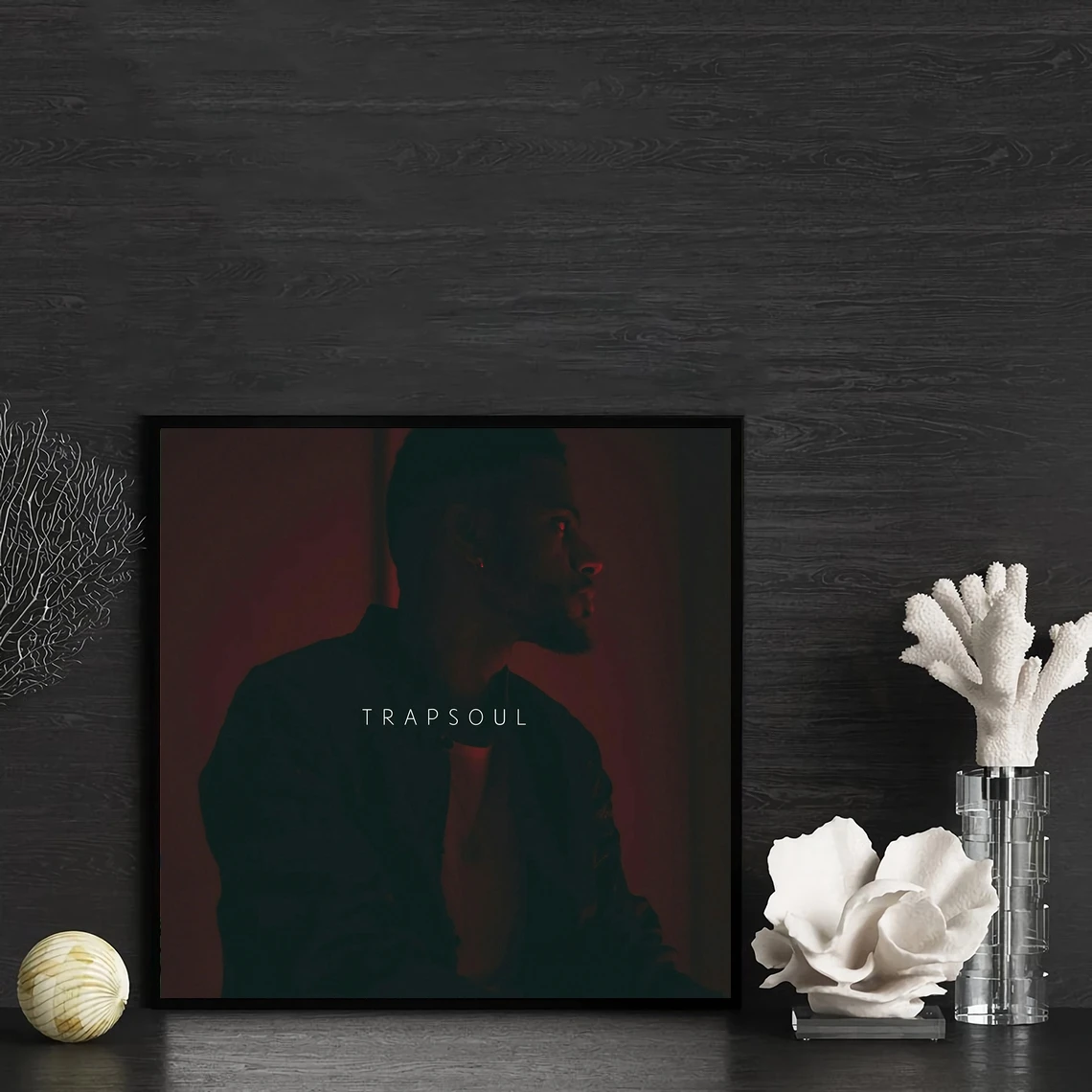Bryson Tiller - T R A P S O U L Music Album Cover Poster Canvas Art Print Home Decor Pittura Murale (Senza Cornice)