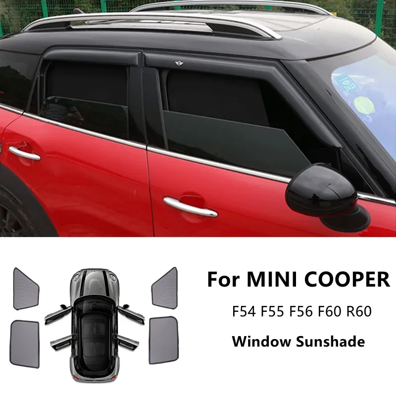 

Car Side Window Sunshade For Mini Cooper F54 F55 F56 R56 F60 R60 Countryman Clubman Rear Windows Sun Visor Insulation Sunshield