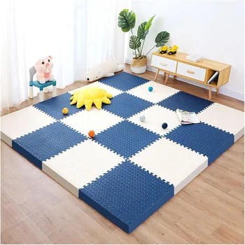 Premium Nonslip Baby Crawling Play Mat 2.5cm Thick, 8Pcs Set