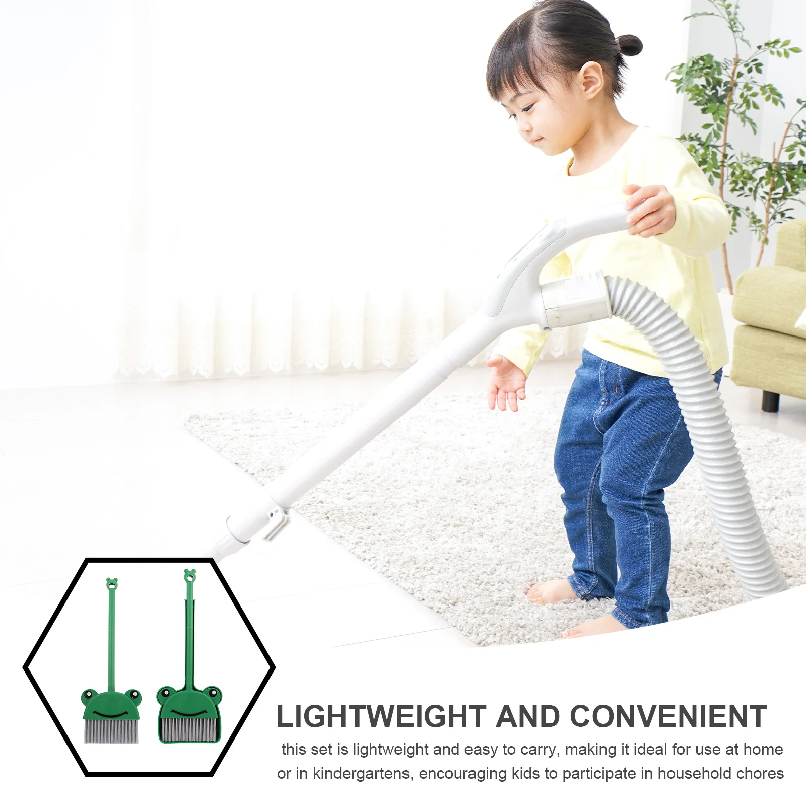 1 set Kids Cartoon Dustpan Small Dustpan For Kids Dust Broom Broom Child Cleaning Supplies Home Kindergarten Toy