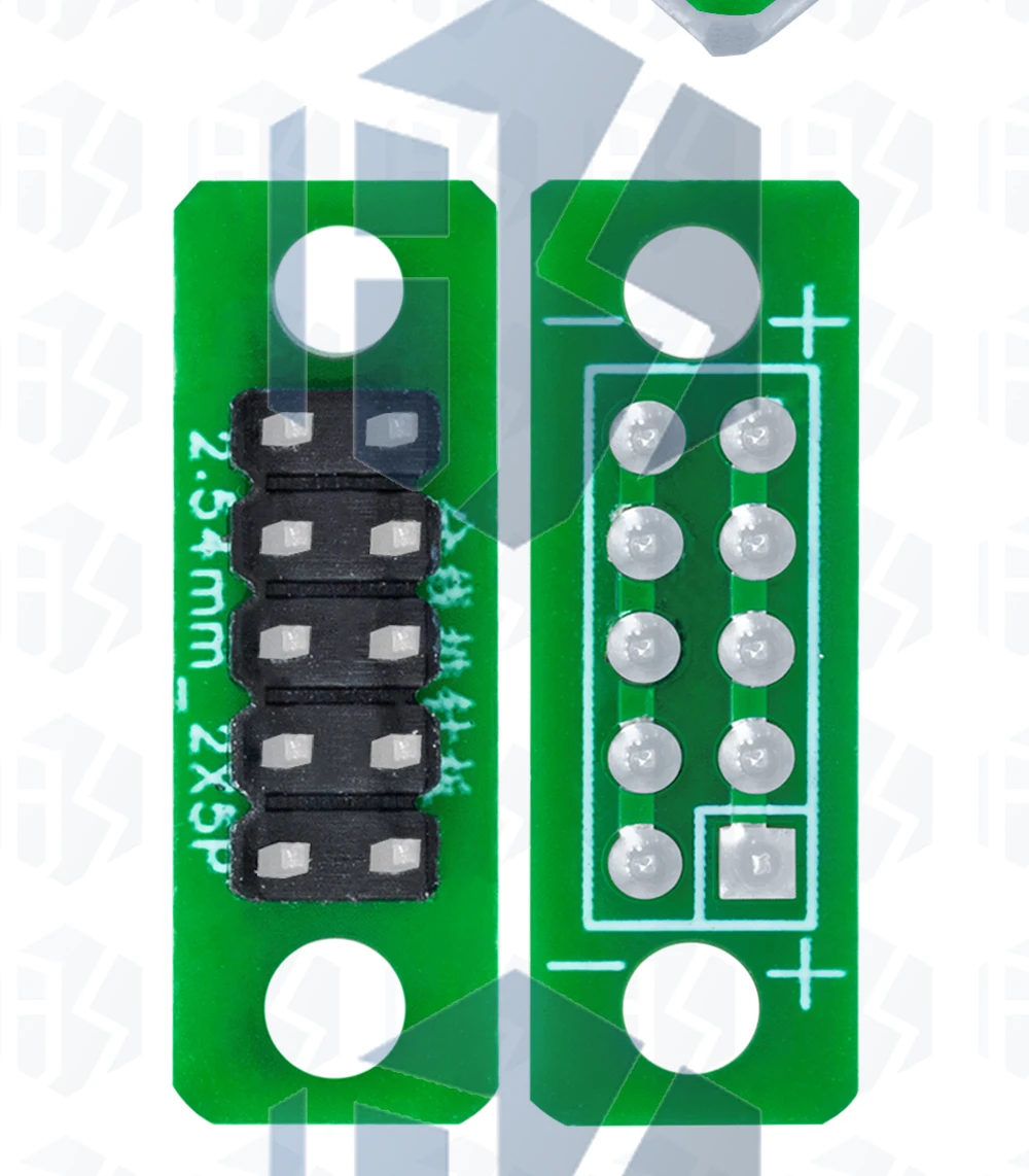 1PCS~10PCS EGBO 2,54mm DuPont Klemmenblock Stiftleiste 2mm 2-reihig *5p Nadel-Splitter-Stiftleiste – Detail 6