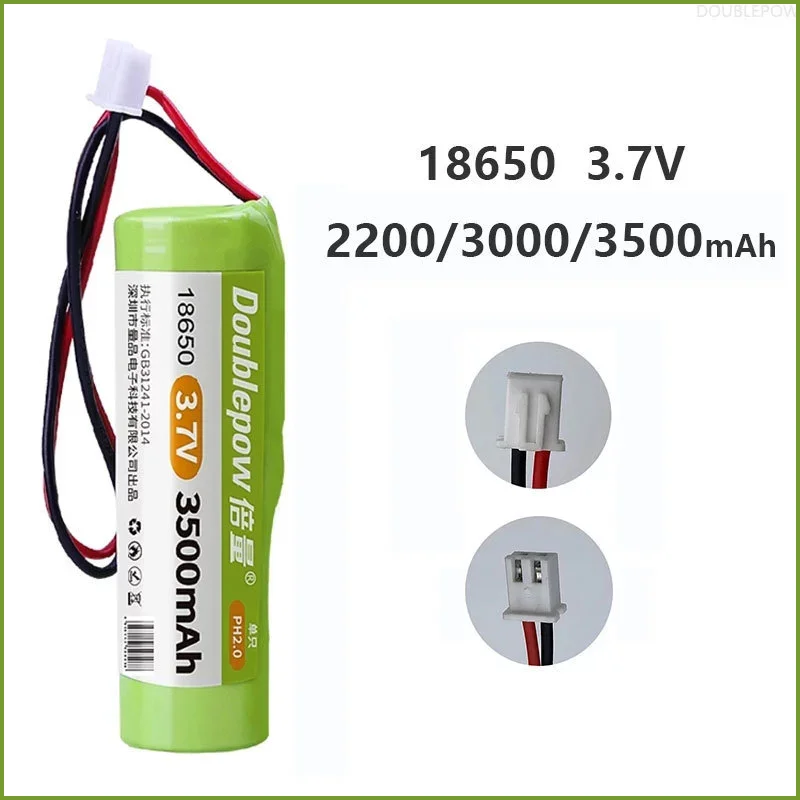 3.7V Rechargeable Lithium Battery Pack 18650 2200mah 3000mah Fishing LED Light Bluetooth Speaker 4.2V Emergency DIY